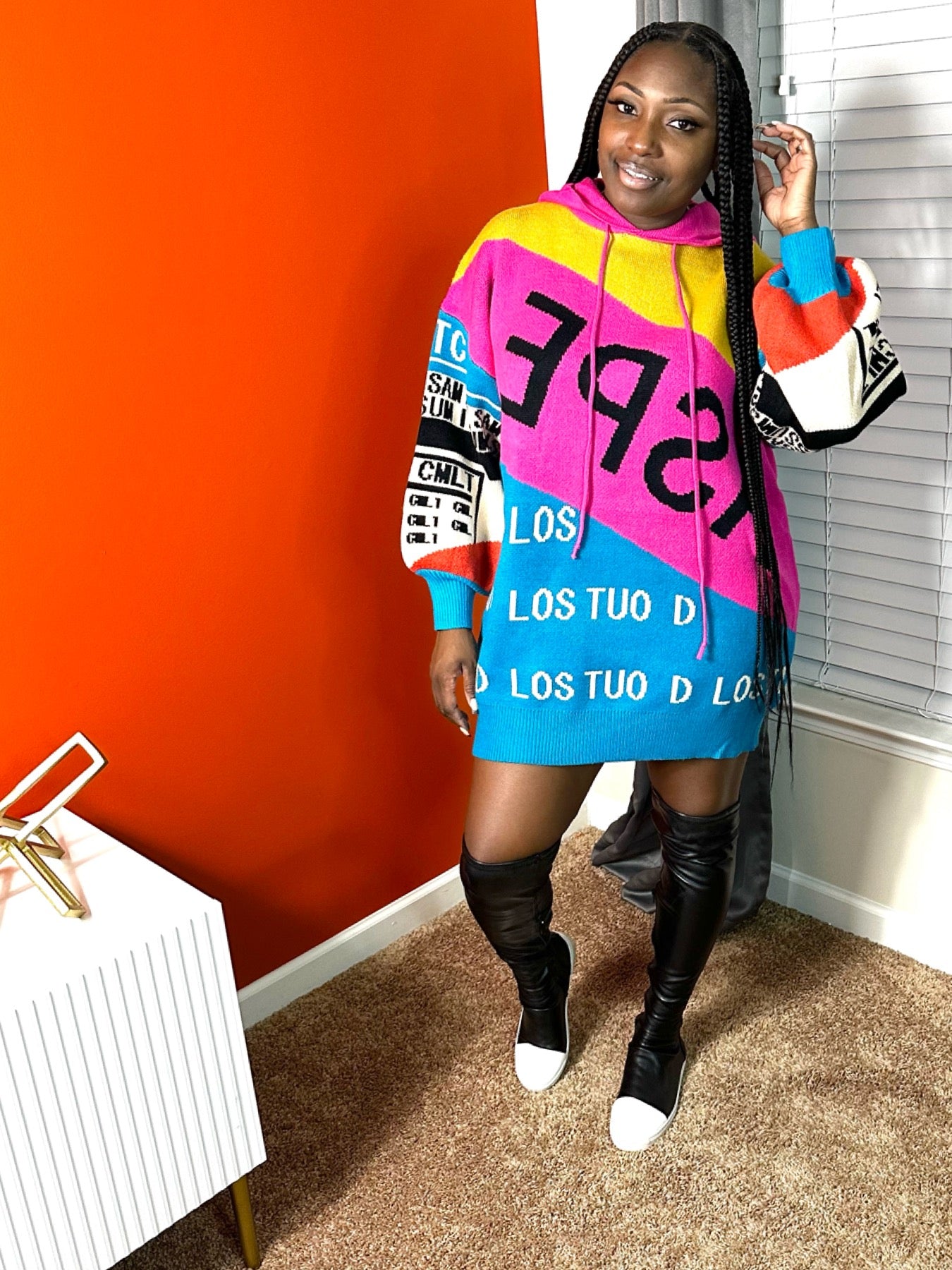 Letter Hoodie Dress (Pink  OS)  Letter Hoodie Dress  ladies Letter Hoodie Dress  pink Letter Hoodie Dress  hoodies dress  hoodie sweater dress  Hoodie dress  hoodie dress for ladies  quality hoodie dress  oversized hoodie dress  plus size hoodie dress  Sweater Hoodie