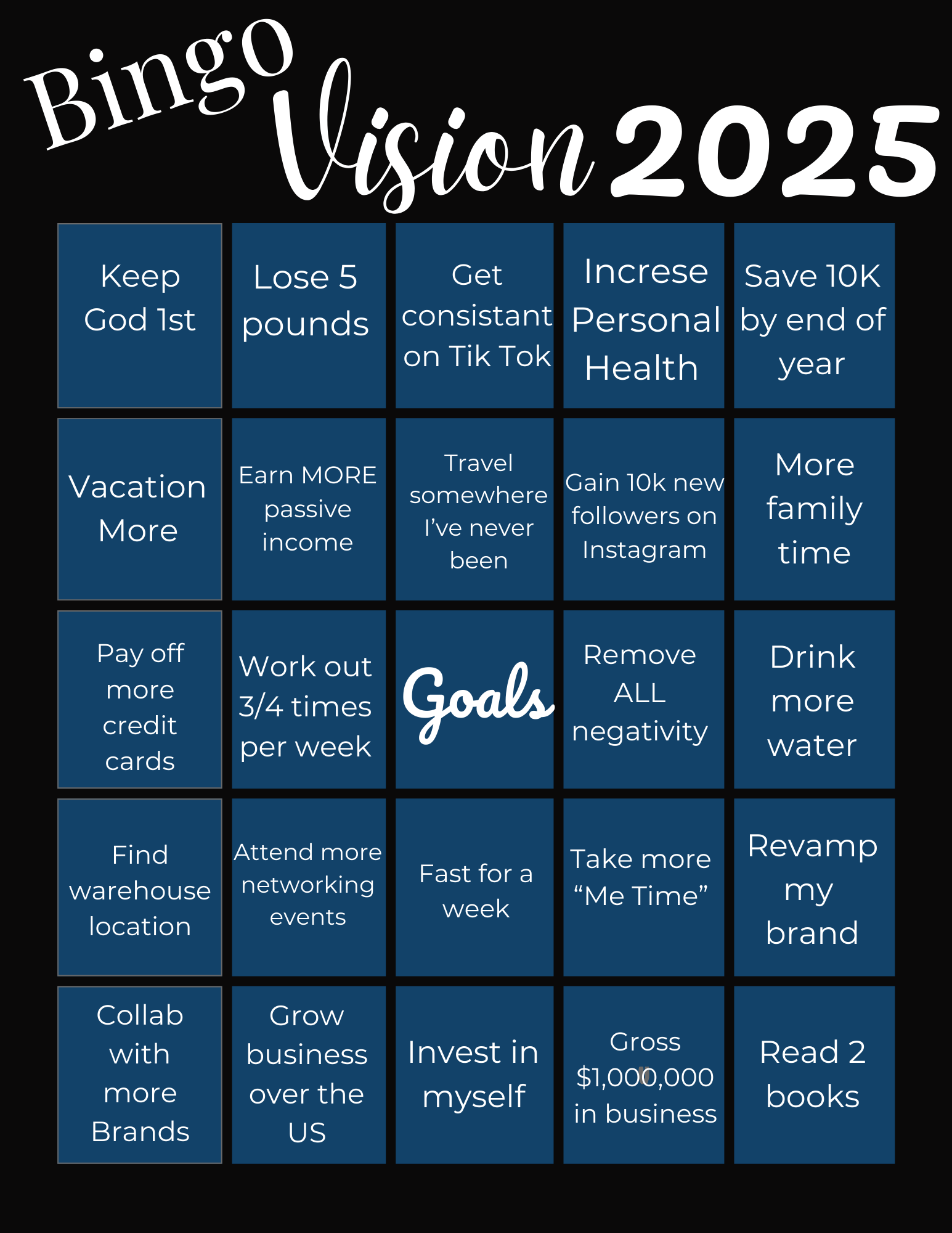 Bingo Vision 2025